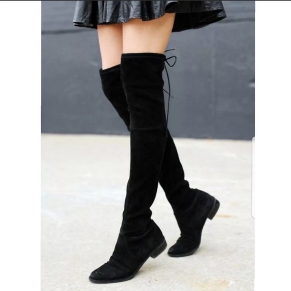 Mark Fisher over the knee black boots size 8.5